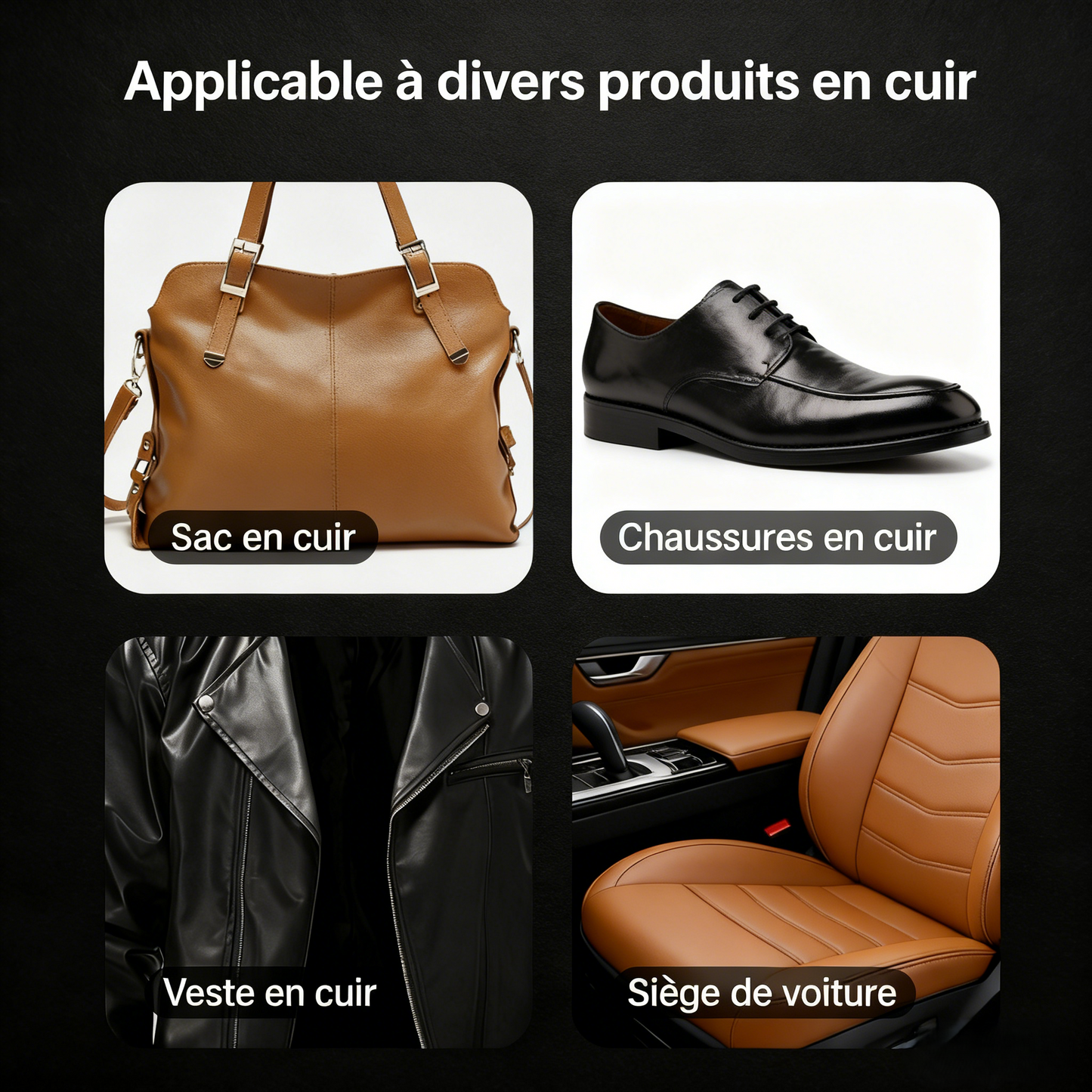 🚗 ACHETEZ-EN 2, OBTENEZ-EN 1 GRATUITEMENT ! ✨ Brosse d'entretien multi-usage pour cuir  - Réparez facilement les rayures sur le cuir 🧼