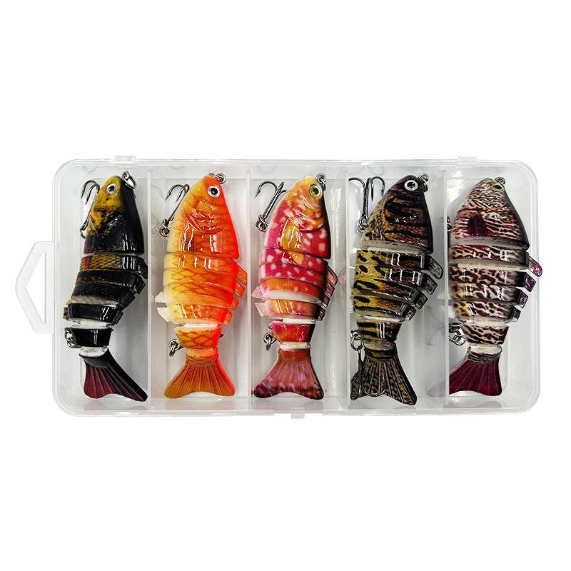 🎣Vente limitée : 50 % de réduction ⏰Leurre de pêche coulant multi-articulé ultra-réaliste