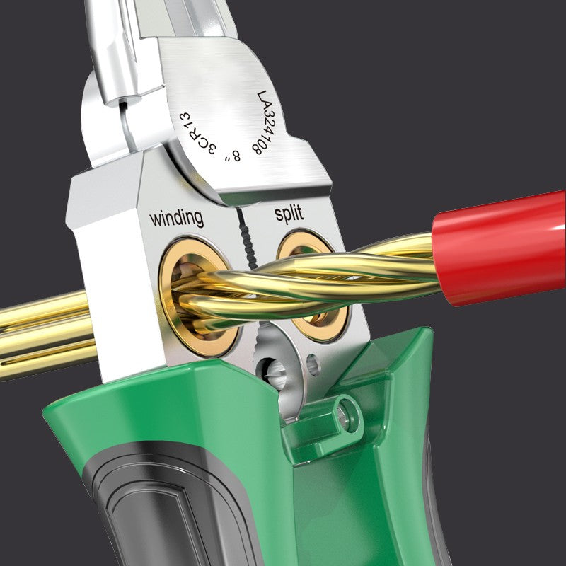 ⏳Promotion Éclair⏰Ciseaux coupe-fils multifonctions 8 en 1 avec test électrique🗜️