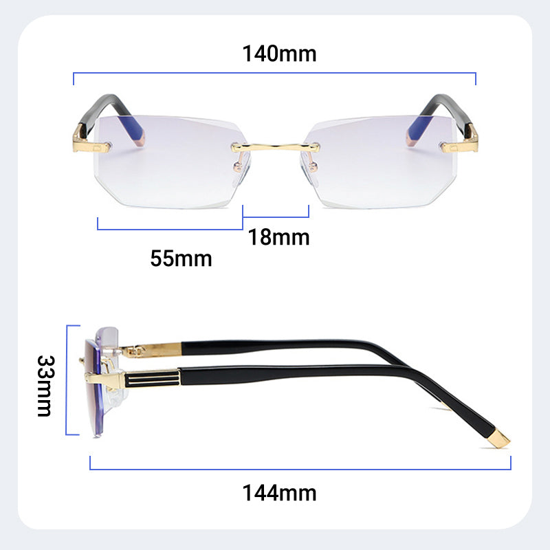 🏆👓 Saphir haute dureté ✨ Anti bleu progressive Far And Near Lunettes de lecture à double usage
