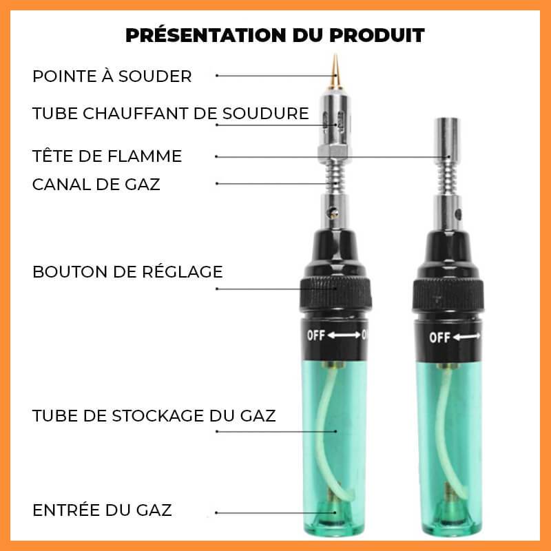 🥳Réduction de 50 %🔥Fer à souder portable 4 en 1 à gaz🔥