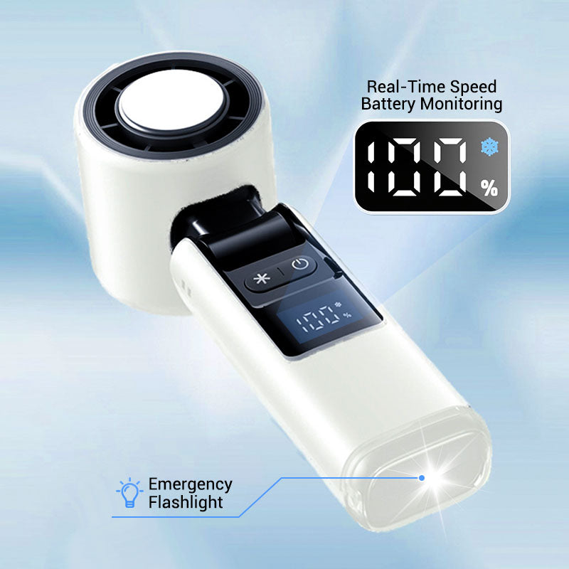 ❄️Prix surprise : 19,99 € aujourd'hui !!❄️ Ventilateur portable CoolHill™ ProBreeze – 199 vitesses, haute puissance, pliable et rechargeable 🌬️⚡ | Rafraîchissement nomade pour les étés britanniques ☀️, les vacances ✈️ et les aventures en plein air 🏕️