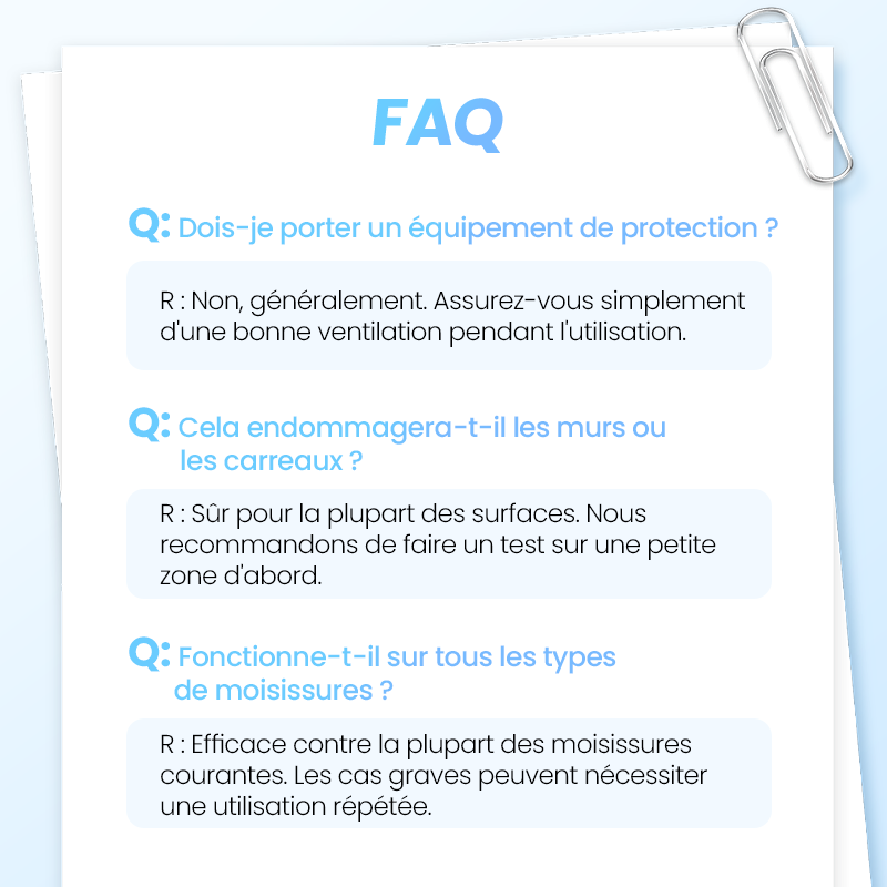 🔥Spray Anti-Moisissures Hautement Efficace - Empêche la Réapparition🔥