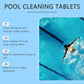 Pastilles nettoyantes pour piscines, pour une eau cristalline