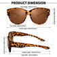 🎉OFFRE LIMITÉE : SEULEMENT 15,99 € !!😎 Lunettes de soleil à porter par-dessus vos lunettes, avec protection UV400
