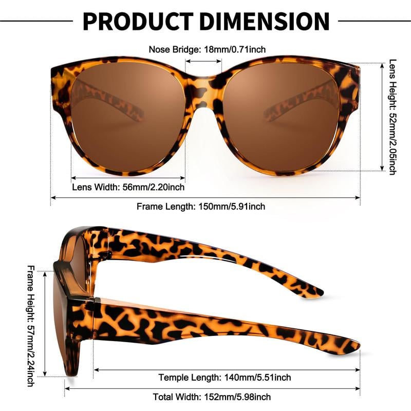 🎉OFFRE LIMITÉE : SEULEMENT 15,99 € !!😎 Lunettes de soleil à porter par-dessus vos lunettes, avec protection UV400