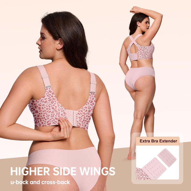 🏆DERNIER JOUR DE VENTE : 49 % DE RÉDUCTION 🔥Soutien-gorge en gelée imprimé léopard ultra-raffermissant | Soutiens-gorge sans armatures pour femmes 👍Fini l’affaissement de la poitrine