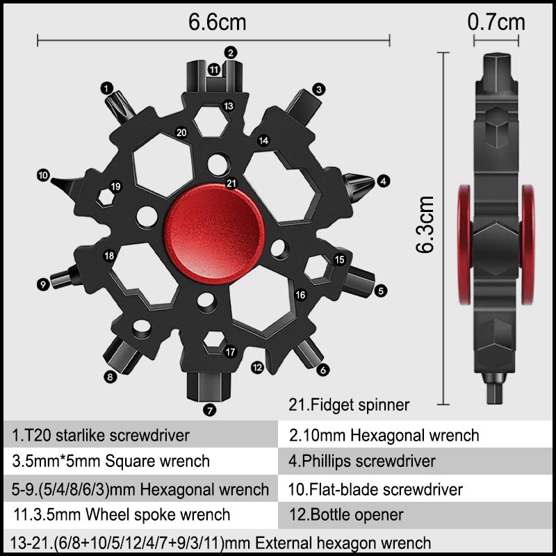 🔥Offre spéciale🔥Clé à neige multifonctionnelle gyroscopique pour le bout des doigts