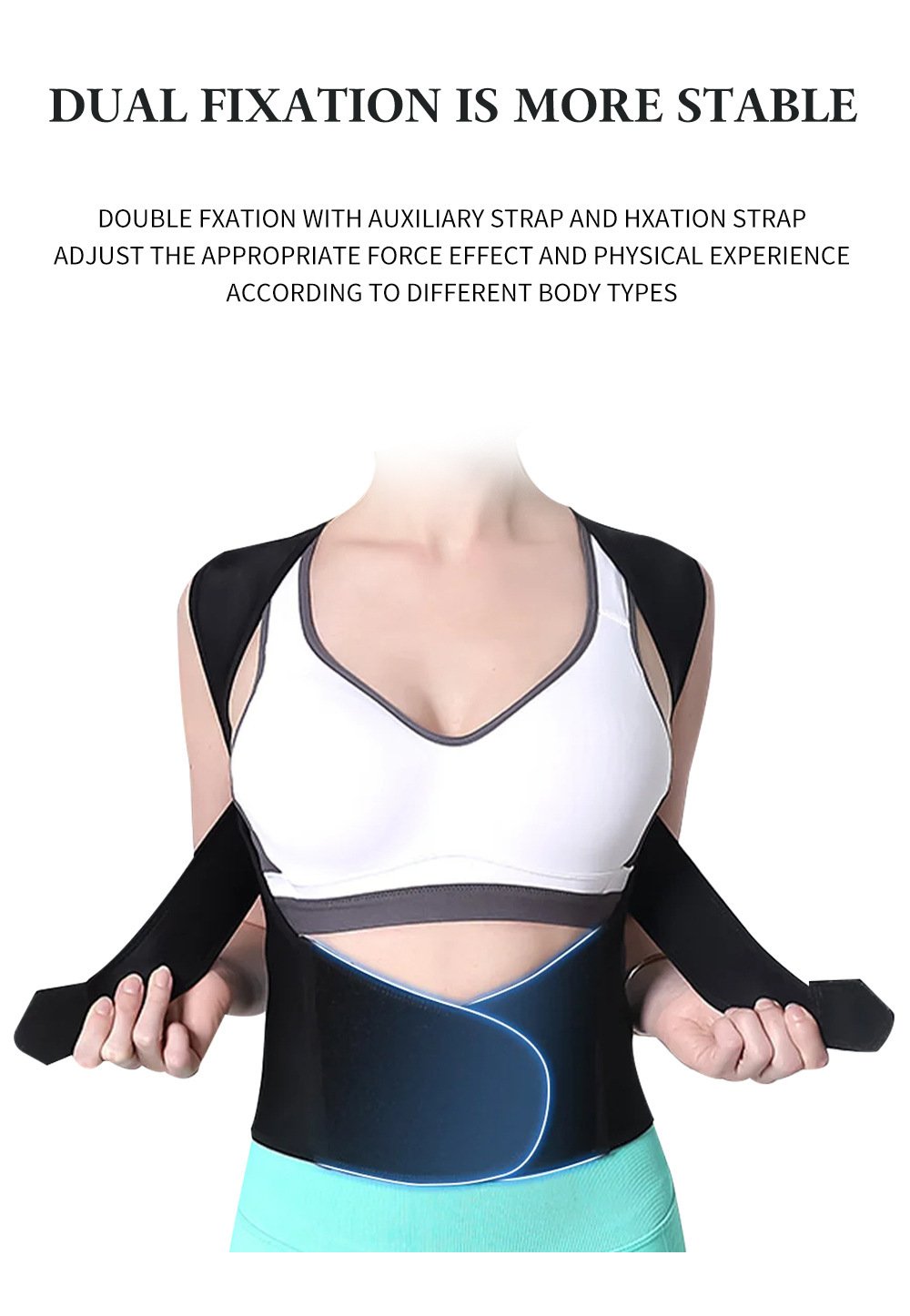 Correcteur de posture pour le dos et les épaules
