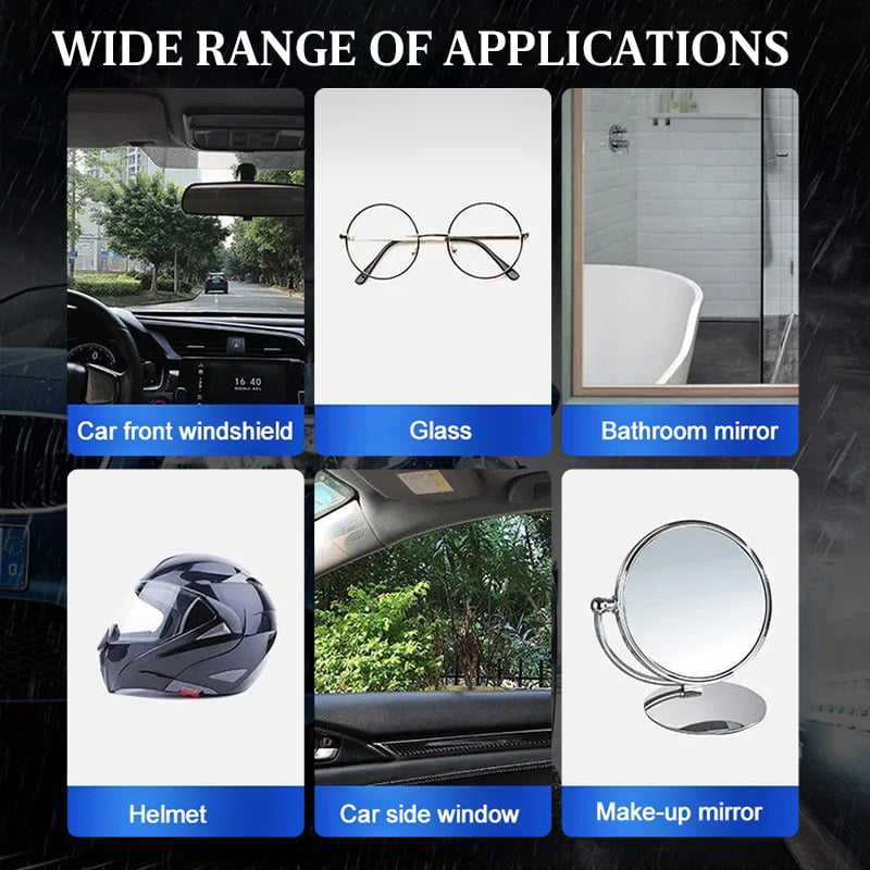 🎁Durée limitée 71% de réduction💥Agent anti-buée anti-pluie pour vitres de voiture
