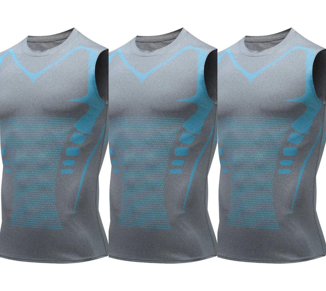 🌀🍃 OFFRE LIMITÉE 50% DE RÉDUCTION! Gilet Amincissant Ionique pour Homme – Compression Rafraîchissante et Légère, Totalement Invisible, Affine le Torse pour Une Allure Plus Nette ❄️✅