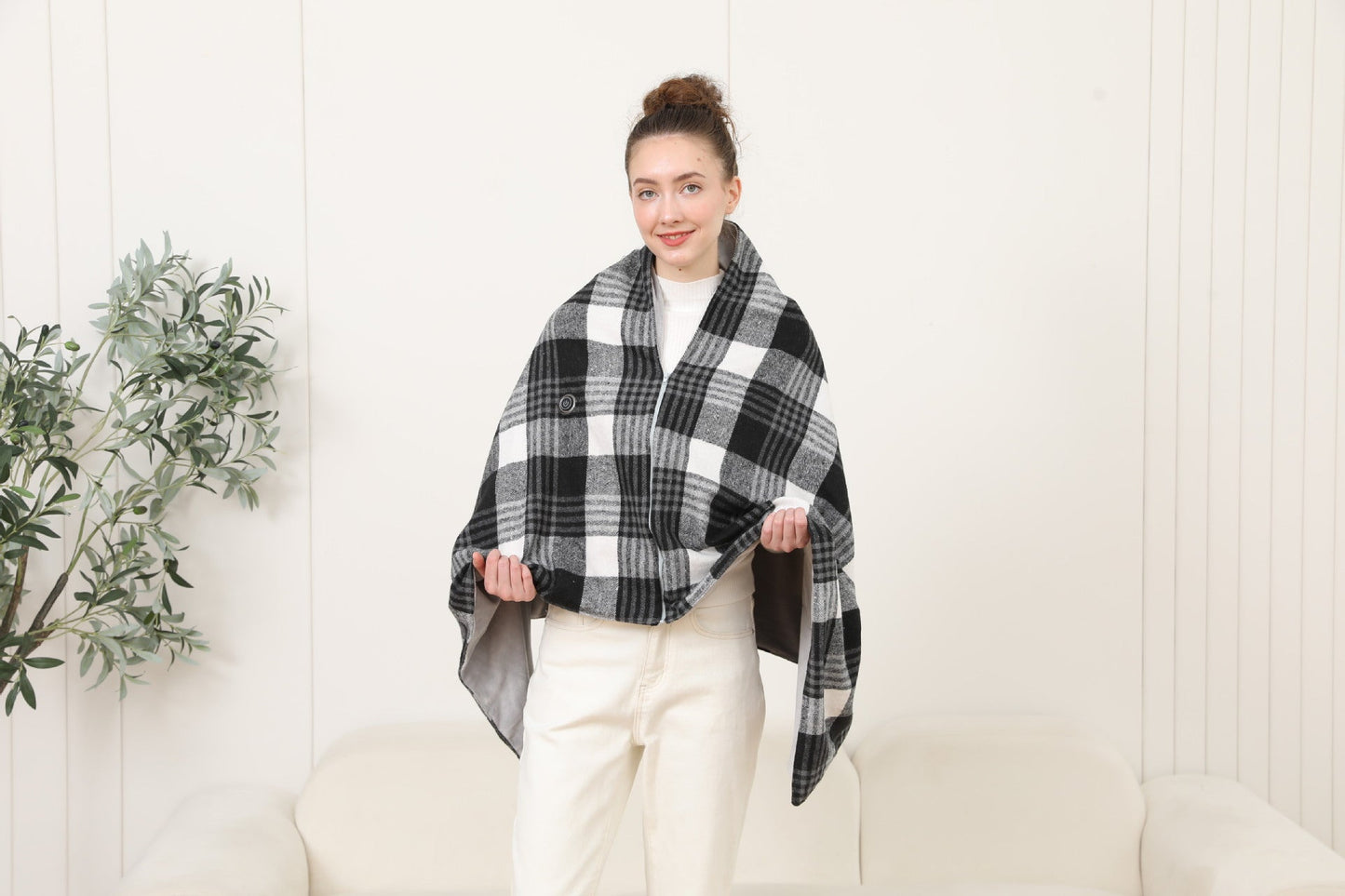 🎄 Offres Spéciales pour Noël 🎄Écharpe chauffante nouvelle génération - Couverture chauffante multifonction à régulation intelligente - Version épurée avec chauffage USB