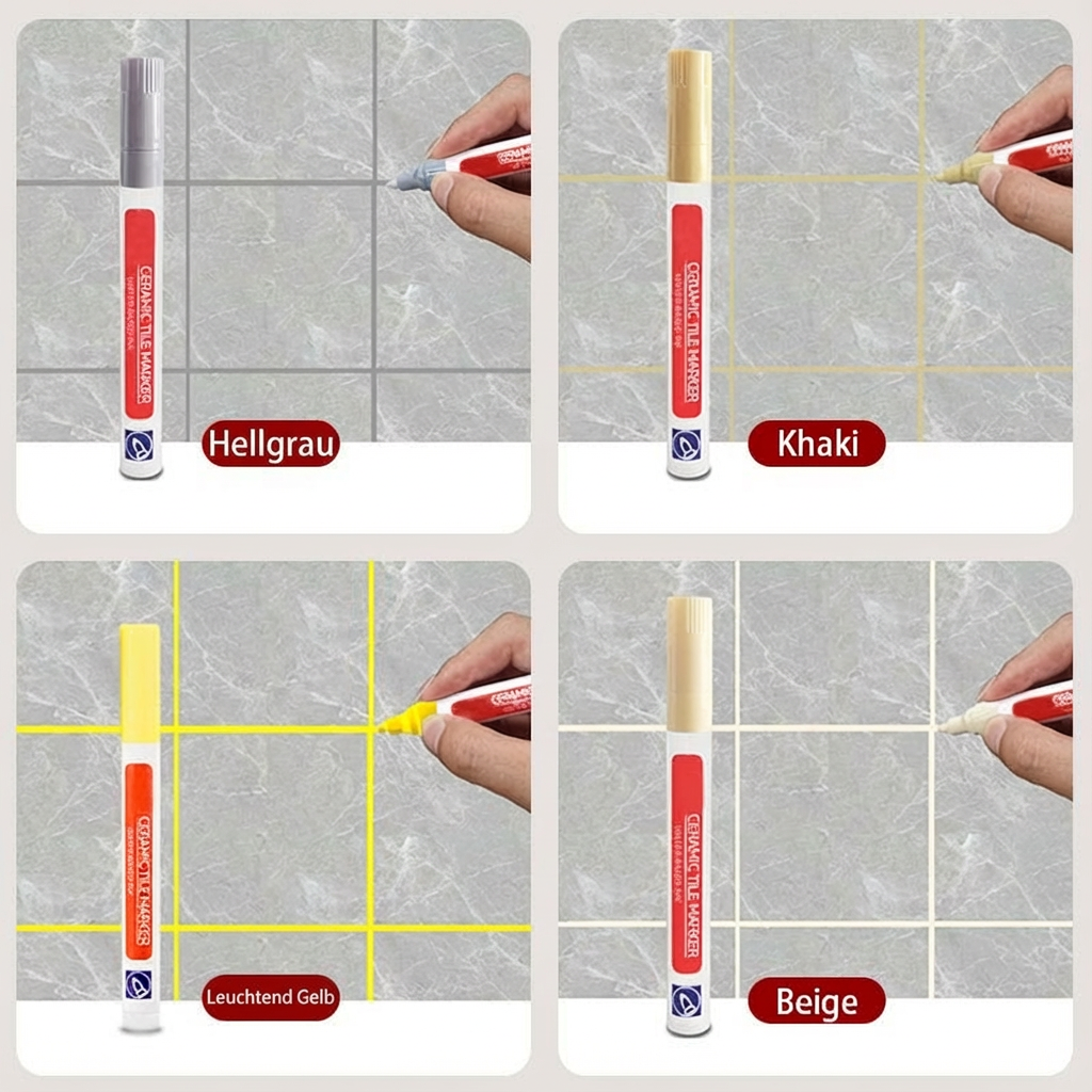 Pousbo® Anti-moisissure et crayon pour joints résistant à l'eau pour carreaux en céramique