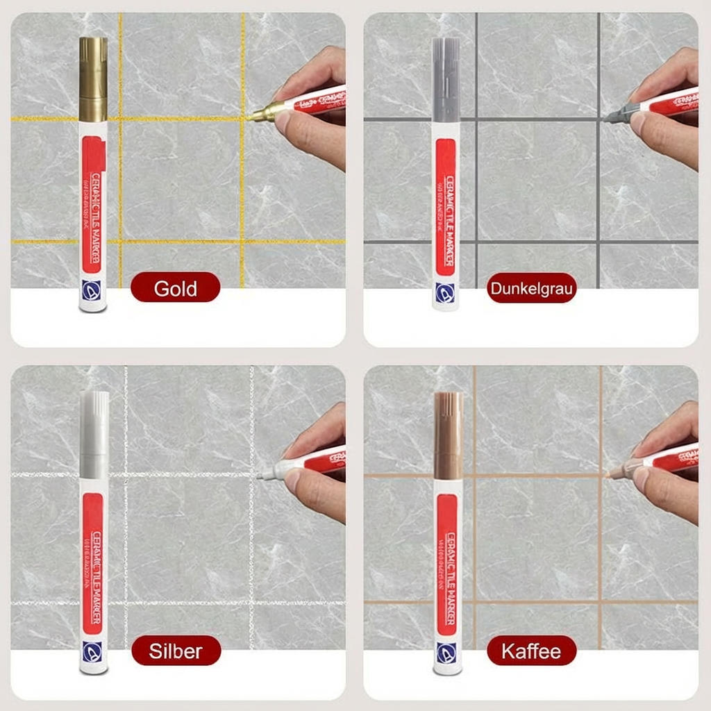 Pousbo® Anti-moisissure et crayon pour joints résistant à l'eau pour carreaux en céramique