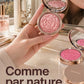 Fard à joues en poudre à motif floral embossé