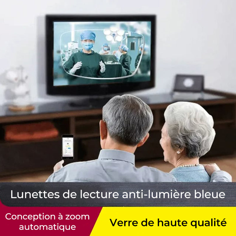 Lunettes de lecture à zoom automatique