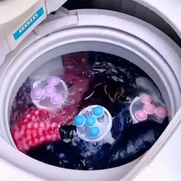 🔥ACHETEZ 1 - RECEVEZ 1 GRATUIT ! ✨ Sac Filtrant Lave-Linge - Capture Poils d'Animaux, Évite les Enchevêtrements, Réutilisable 🧼🐾