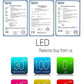 ✨Lampe d'armoire à LED (12 V, 23 A)