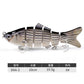 🎣Vente limitée : 50 % de réduction ⏰Leurre de pêche coulant multi-articulé ultra-réaliste