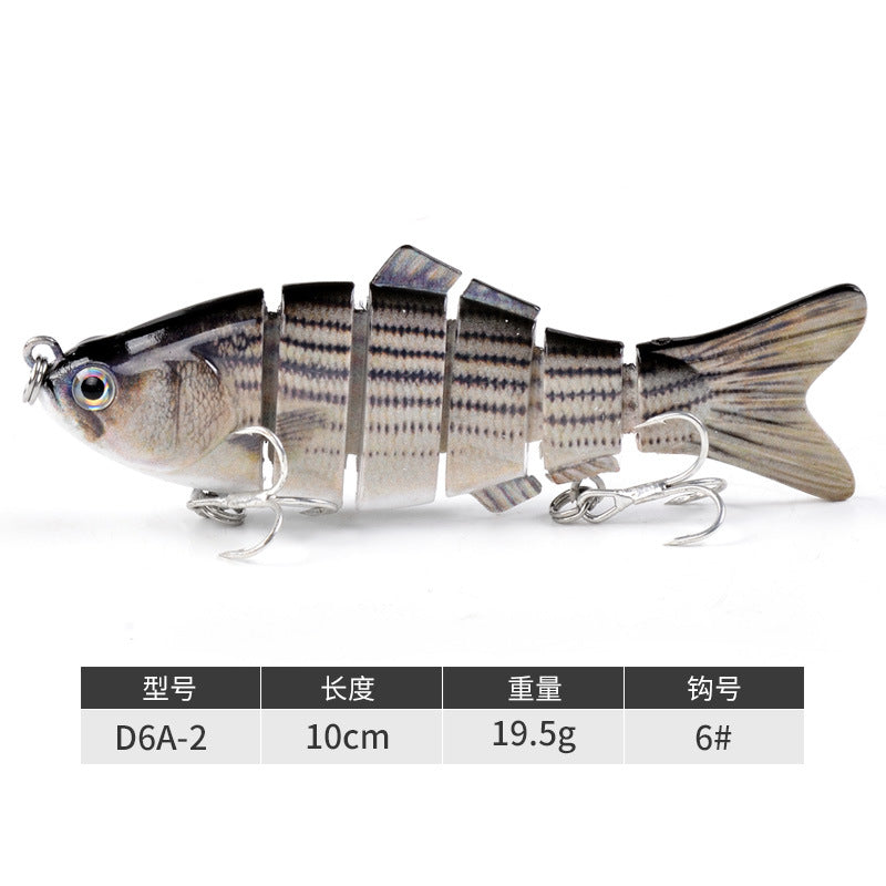 🎣Vente limitée : 50 % de réduction ⏰Leurre de pêche coulant multi-articulé ultra-réaliste