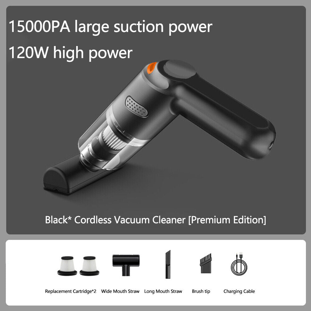 🚗Aspirateur voiture sans fil 10000Pa avec batterie 4000mAh et filtre lavable 💨✨