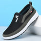 Mocassins antidérapants en tissu pour homme