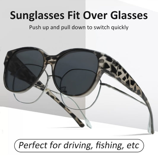 🎉OFFRE LIMITÉE : SEULEMENT 15,99 € !!😎 Lunettes de soleil à porter par-dessus vos lunettes, avec protection UV400