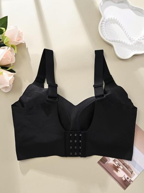 🎁VENTE EXCEPTIONNELLE 2026💕Soutien-gorge sans coutures à rayures subtiles avec soutien en W – Confort et style !