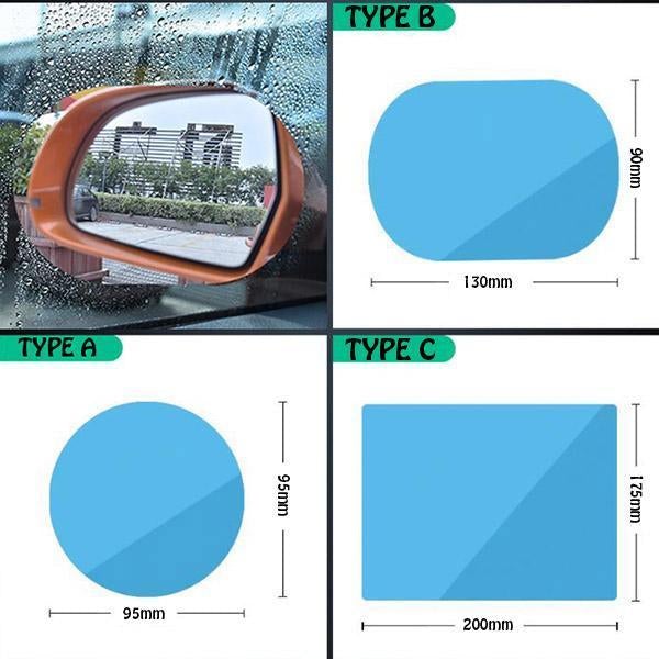 🚗 ACHETEZ 1 OB TEN EZ 1 GRATUIT ! ✨ Film Imperméable pour Rétroviseur - Transparent & Antibuée, Sécurité Totale par Tous les Temps 🌧️✨