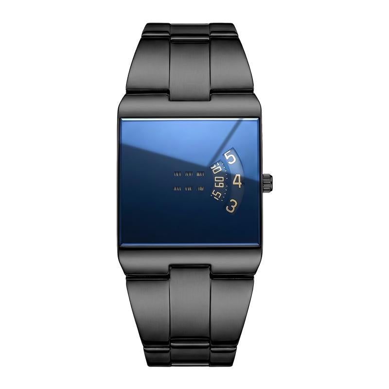 ⌚ PROMO LIMITÉE – 50% DE RÉDUCTION ! ✨ Montre Quartz Homme Cadran Carré – Acier Inox & Verre Minéral – Design Unique & Polyvalent for Look Audacieux