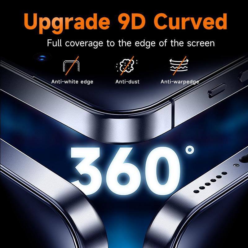 🔥SOLDES📱 Protecteur d'écran pour iPhone, Samsung – Cristal clair, résistant aux rayures, toucher ultra-doux, protection de la vie privée, protection oculaire polarisée circulaire, installation facile