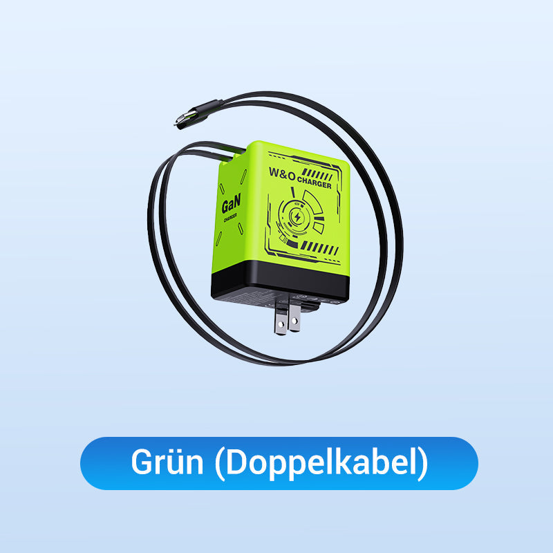 Station de recharge rapide USB-C avec câble rétractable – Utilisation universelleStation de recharge rapide USB-C avec câble rétractable – Utilisation universelle