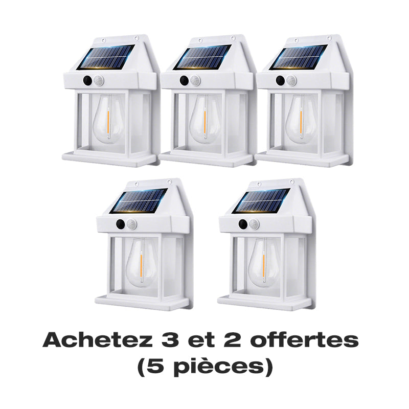 🔥VENTE LIMITÉE 50 % DE RÉDUCTION🔥Applique murale solaire à détecteur de mouvement en tungstène