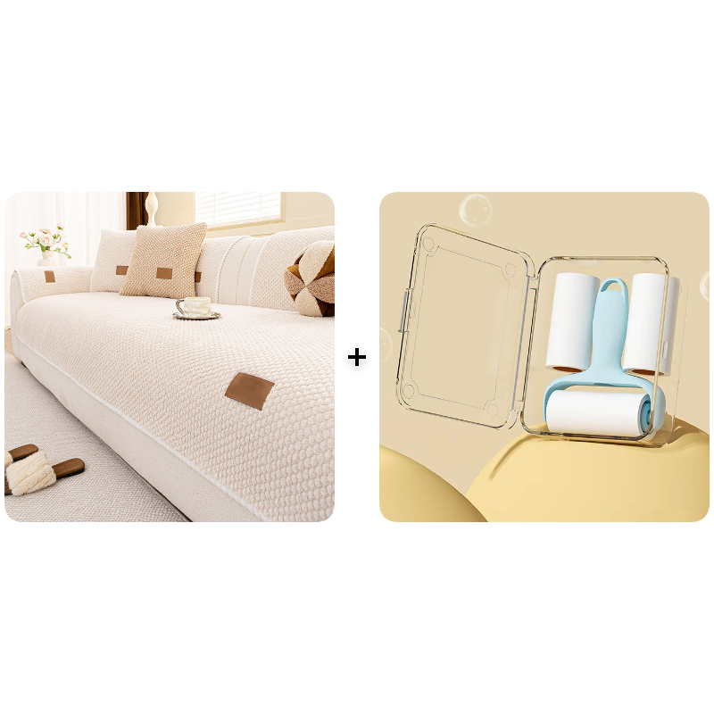 📢📢50% DE RÉDUCTION !! ⏰ Housse canapé anti‑griffes – Ultra‑douce, lavable & résistante – Gris/Blanc/Marron ✨