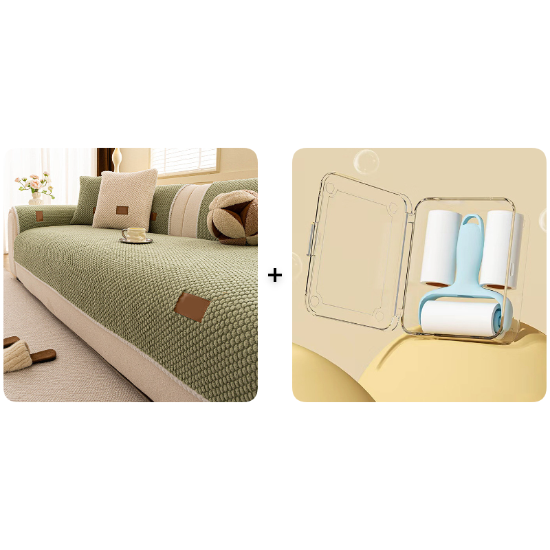 📢📢50% DE RÉDUCTION !! ⏰ Housse canapé anti‑griffes – Ultra‑douce, lavable & résistante – Gris/Blanc/Marron ✨