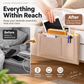 🛏️50 % DE RÉDUCTION MAINTENANT ! Sac de rangement suspendu pour chevet – Organisateur de lit multi-poches, pochette suspendue en feutre pour lit superposé, idéal pour ranger tablette, livre, téléphone et articles de papeterie.
