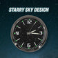 Montre à quartz Starry Sky Clock Décoration créative pour voiture