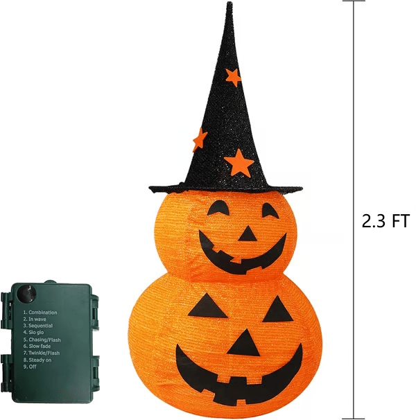 🎃 Vente chaude 50% de réduction 🎃🎃 Décorations de citrouille pliables Halloween