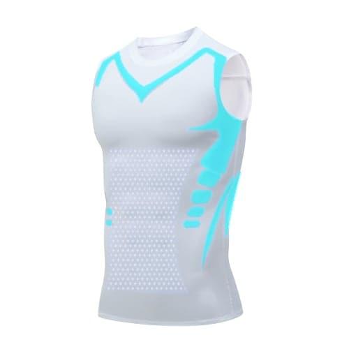 🌀🍃 OFFRE LIMITÉE 50% DE RÉDUCTION! Gilet Amincissant Ionique pour Homme – Compression Rafraîchissante et Légère, Totalement Invisible, Affine le Torse pour Une Allure Plus Nette ❄️✅