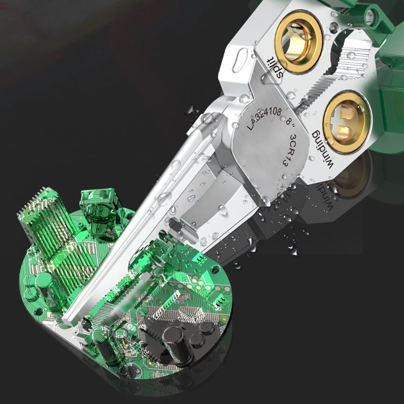 ⏳Promotion Éclair⏰Ciseaux coupe-fils multifonctions 8 en 1 avec test électrique🗜️