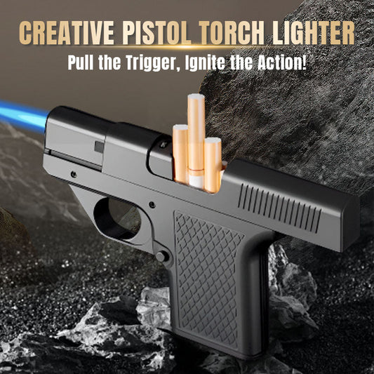 🔥50 % DE RÉDUCTION MAINTENANT !🔥 💥 Briquet pistolet cool Cadeau parfait 🎁
