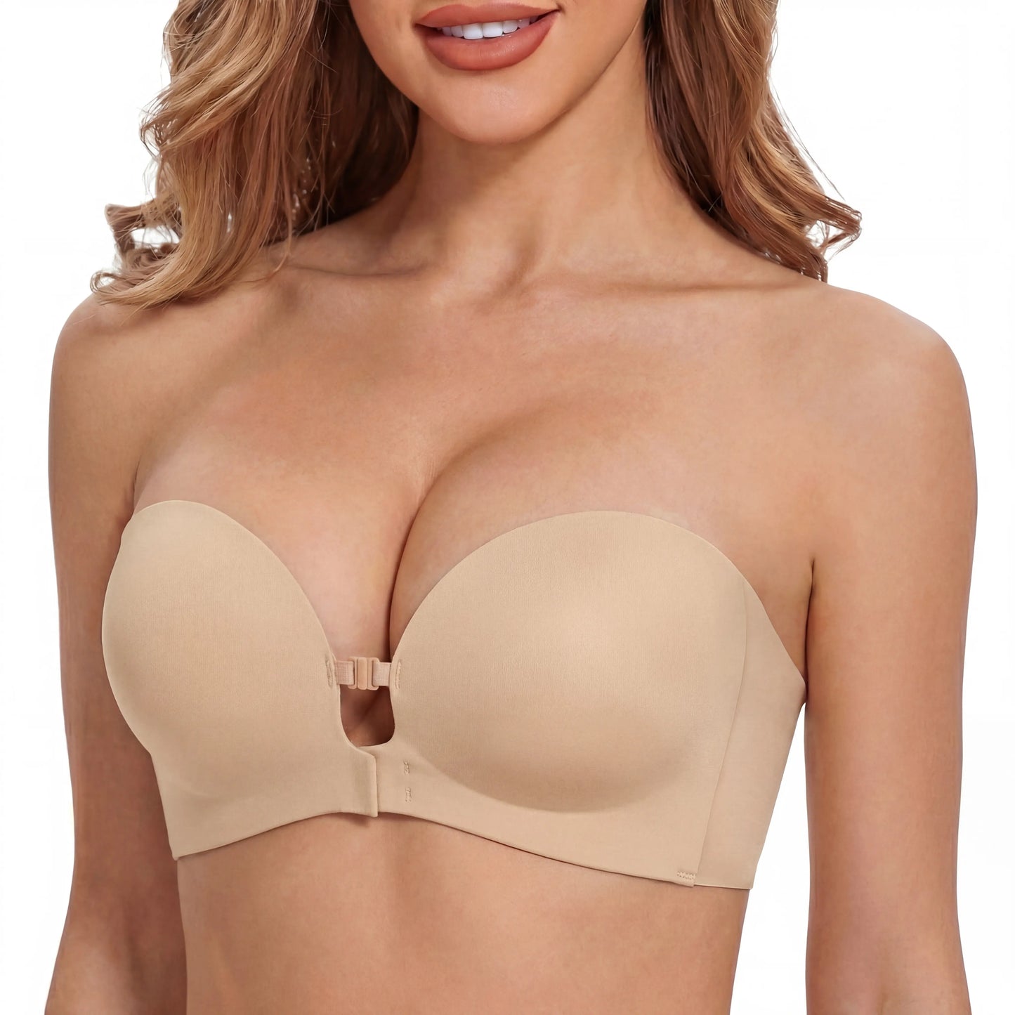 💜Soutien-gorge sans coutures à fermeture avant et bretelles réglables