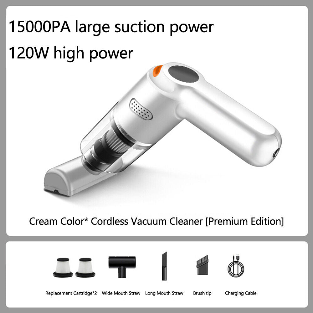 🚗Aspirateur voiture sans fil 10000Pa avec batterie 4000mAh et filtre lavable 💨✨