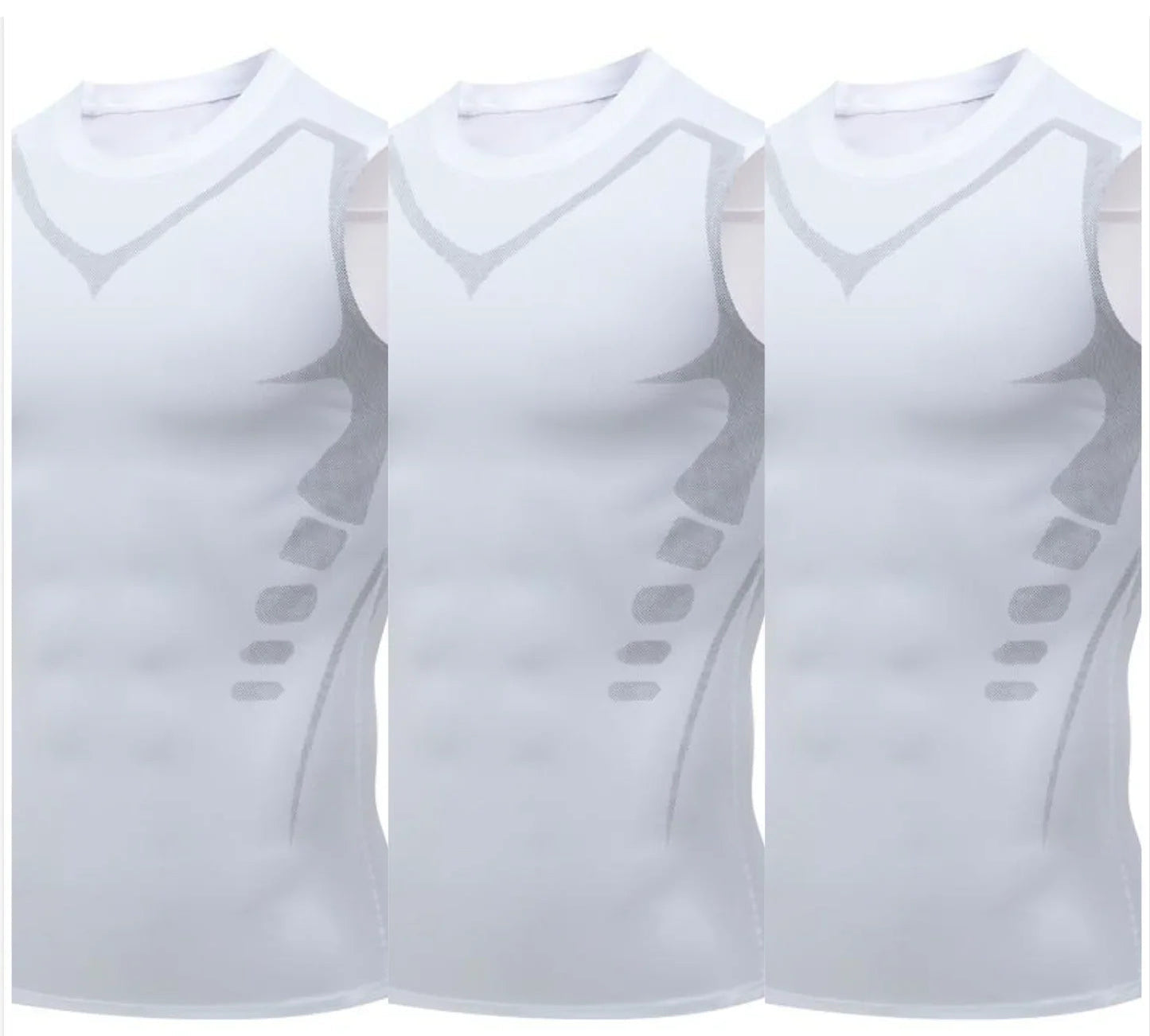 🌀🍃 OFFRE LIMITÉE 50% DE RÉDUCTION! Gilet Amincissant Ionique pour Homme – Compression Rafraîchissante et Légère, Totalement Invisible, Affine le Torse pour Une Allure Plus Nette ❄️✅