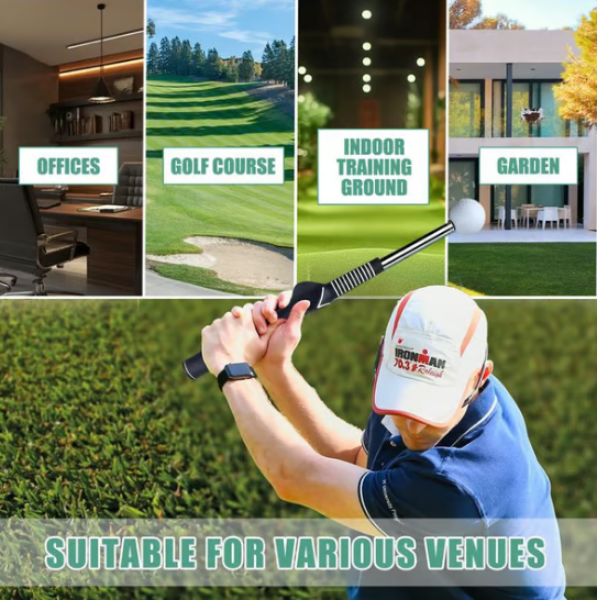 🔥Offre spéciale🔥Club télescopique, aide à l'entraînement au swing de golf rétractable