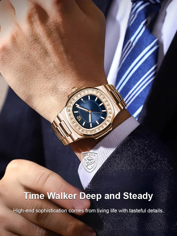 🔥 Les meilleures affaires 🔥Montre à quartz étanche de luxe pour hommes