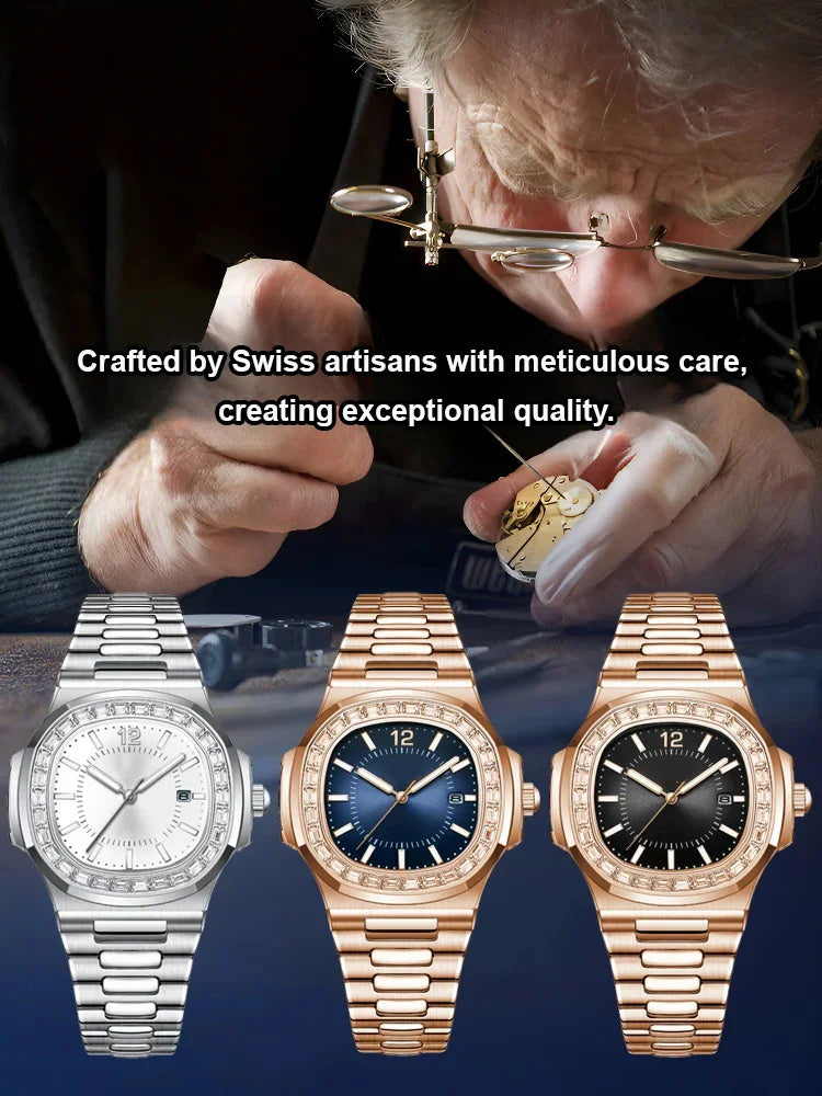 🔥 Les meilleures affaires 🔥Montre à quartz étanche de luxe pour hommes
