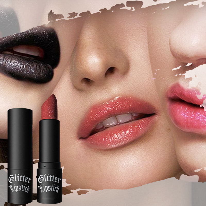 🔥Spécial Nouvel An 49% de réduction🔥Matte permanente leppestifter med fine glitter