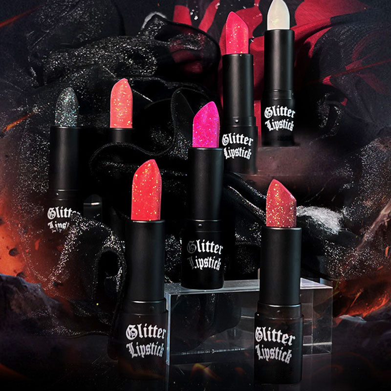 🔥Spécial Nouvel An 49% de réduction🔥Matte permanente leppestifter med fine glitter