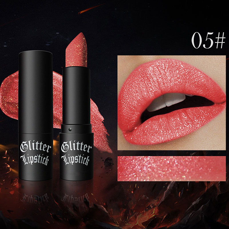 🔥Spécial Nouvel An 49% de réduction🔥Matte permanente leppestifter med fine glitter